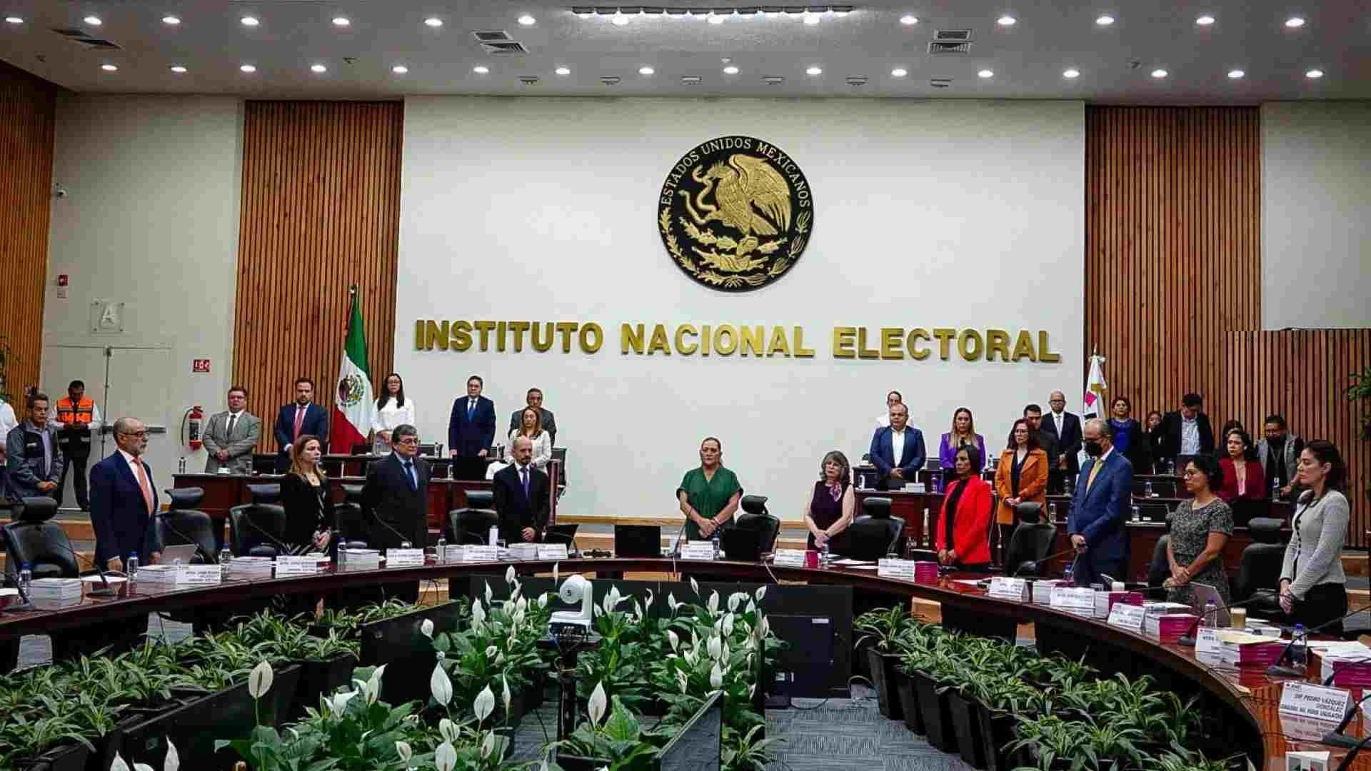 Sesión Ordinaria del Consejo General del Instituto Nacional Electoral en la sede del instituto.