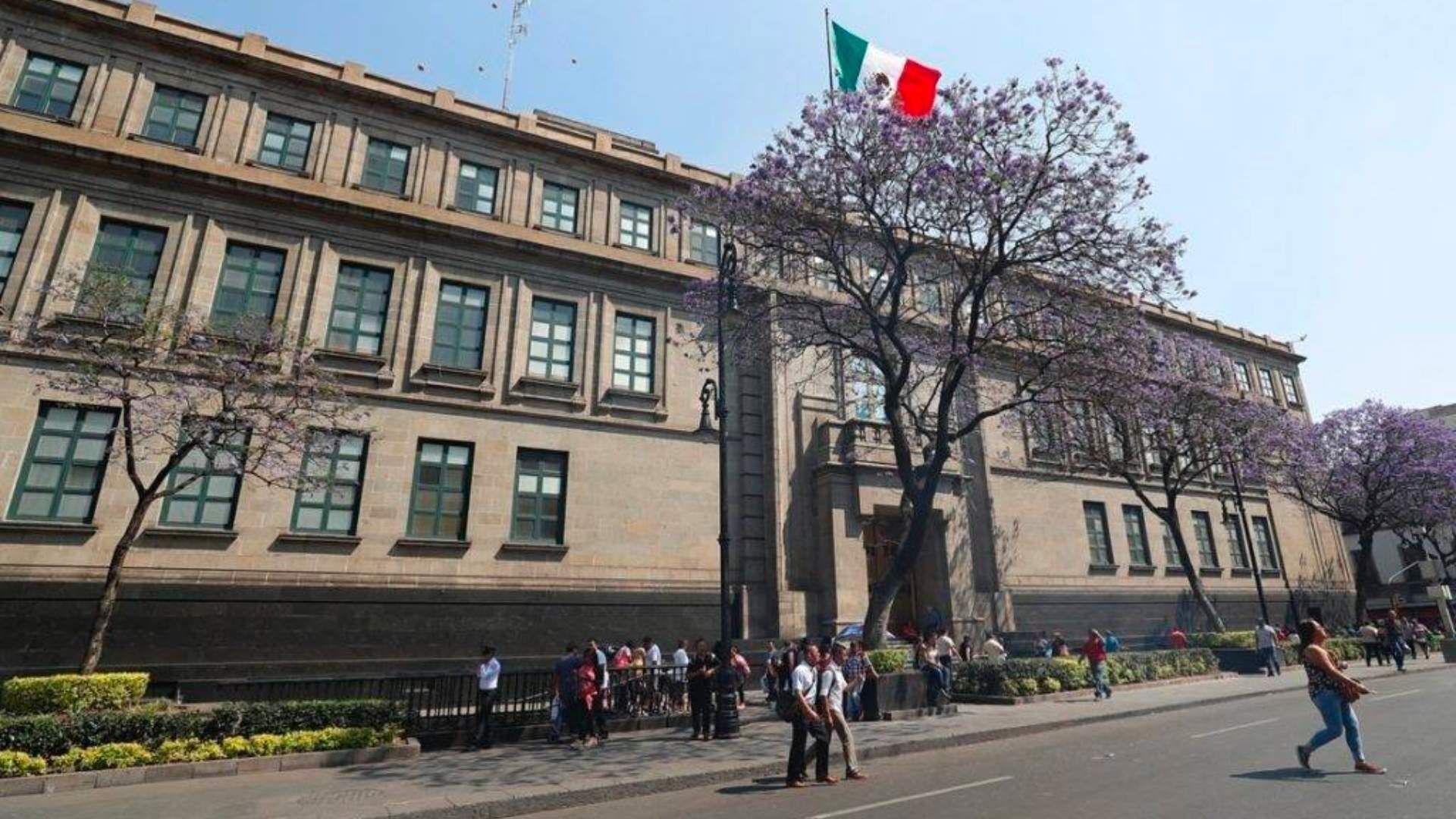 Exterior de la Suprema Corte de Justicia de la Nación (SCJN).