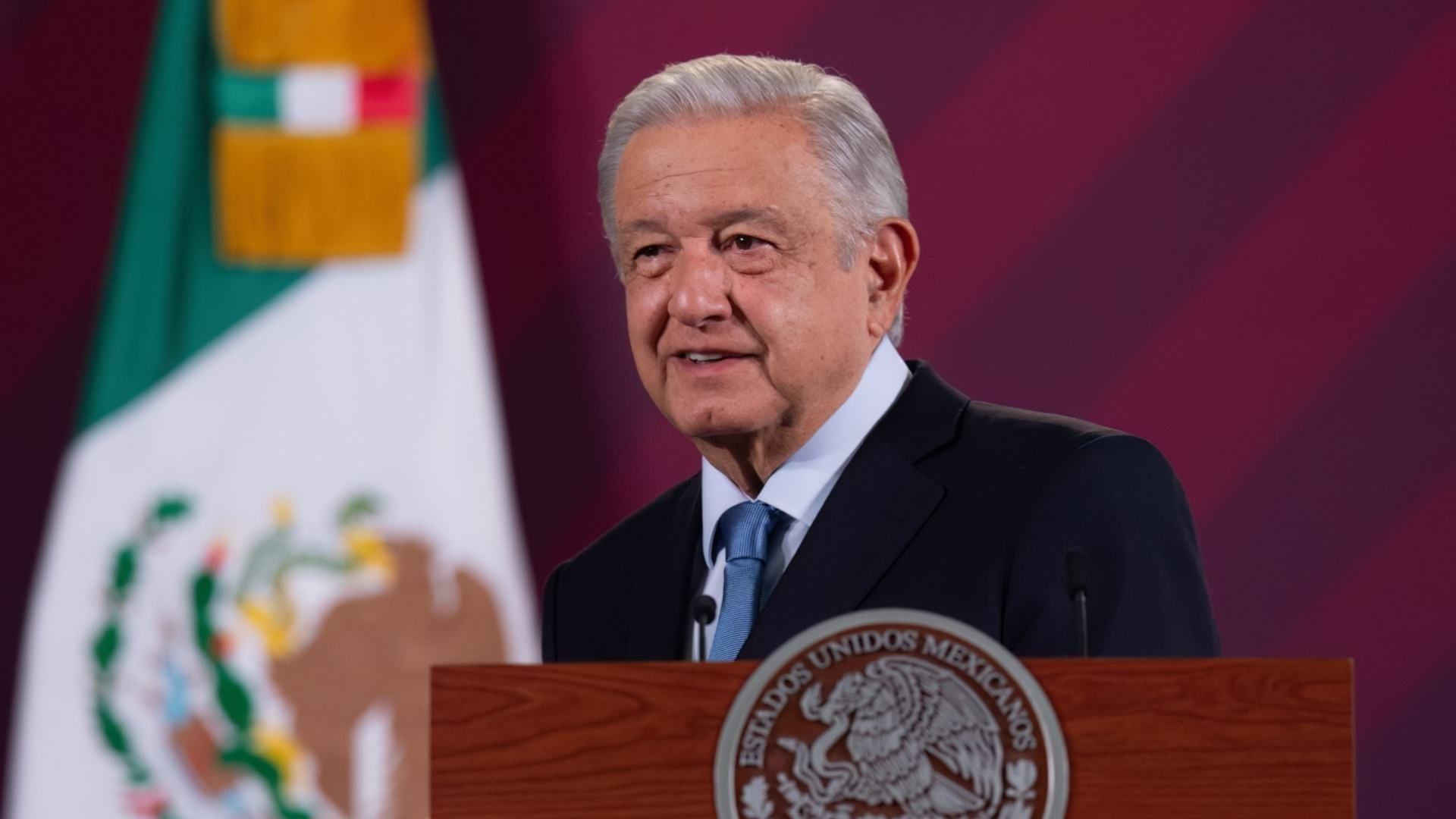 Andrés Manuel López Obrador en conferencia matutina del 11 de octubre de 2023.