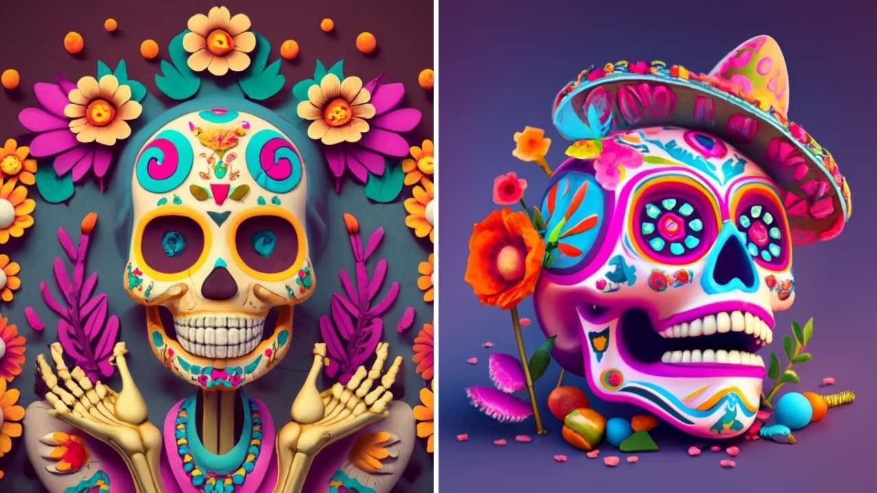 Así puedes crear calaveras de Día de Muertos con IA