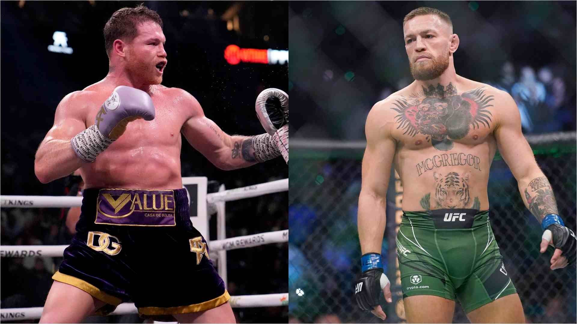 Canelo Álvarez se enganchó con los comentarios provocadores de Conor McGregor. Foto: AP