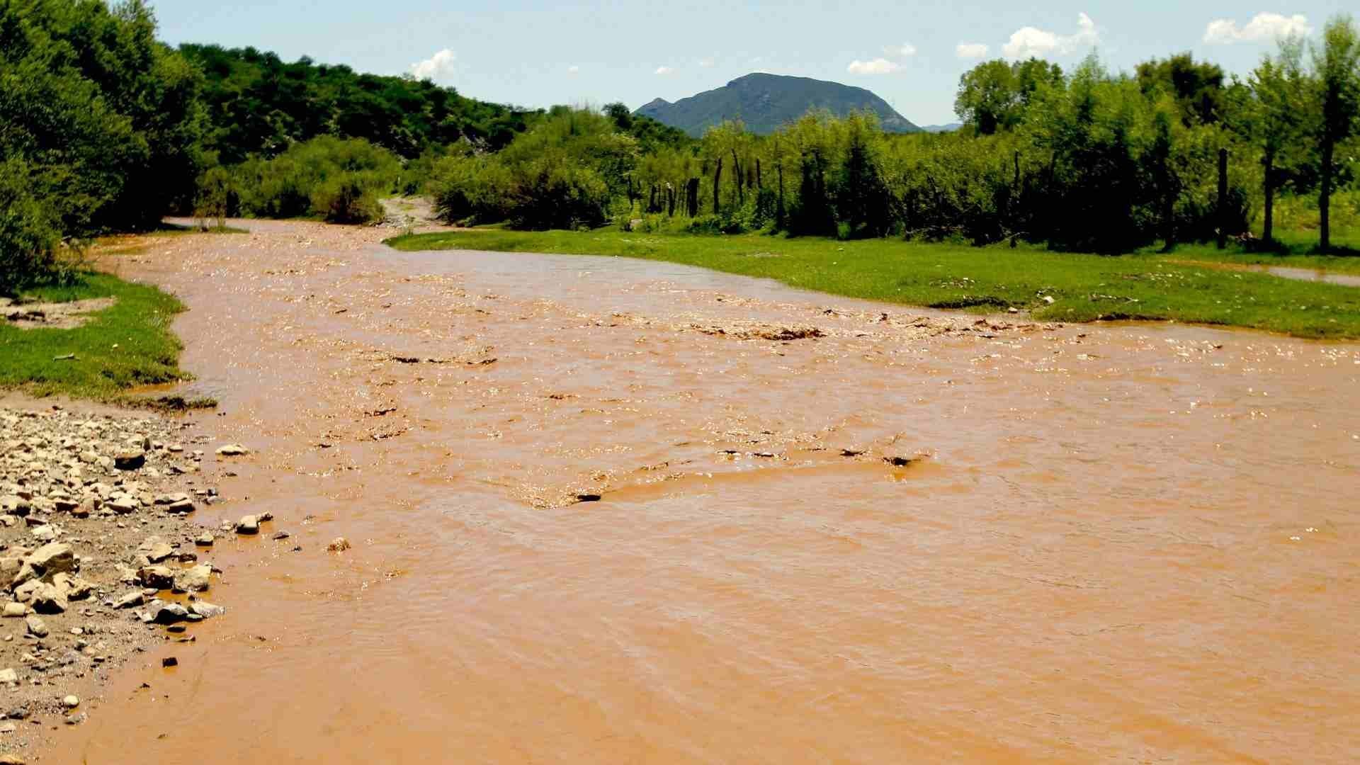 Vista del río Sonora a su paso por la comunidad de Aconchi Sonora, en 2014. 