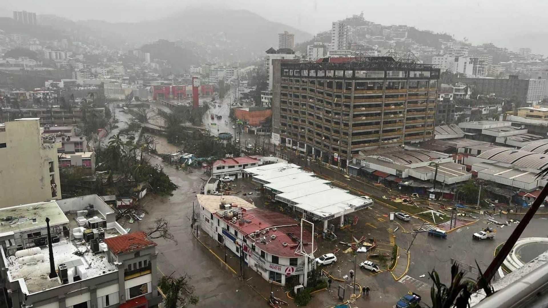 Afectaciones por Otis en Acapulco