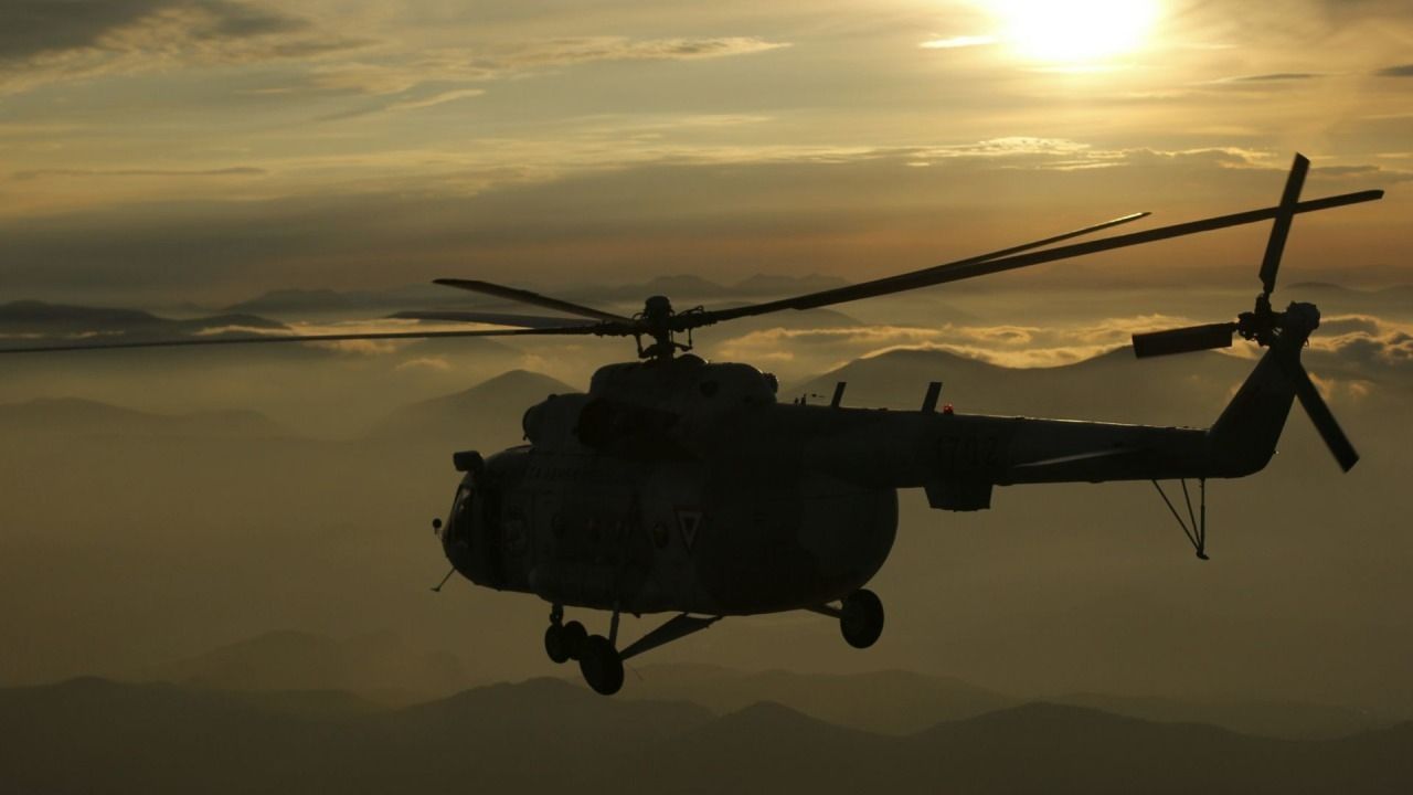 Se aprecia un helicóptero de la Fuerza Aérea Mexicana. Foto: Cuartoscuro I Archivo