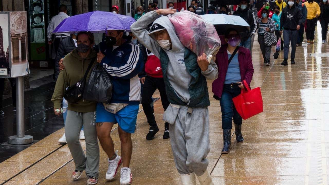 La lluvia en CDMX se hizo presente en al menos nueve alcaldías esta mañana de miércoles 25 de octubre de 2023