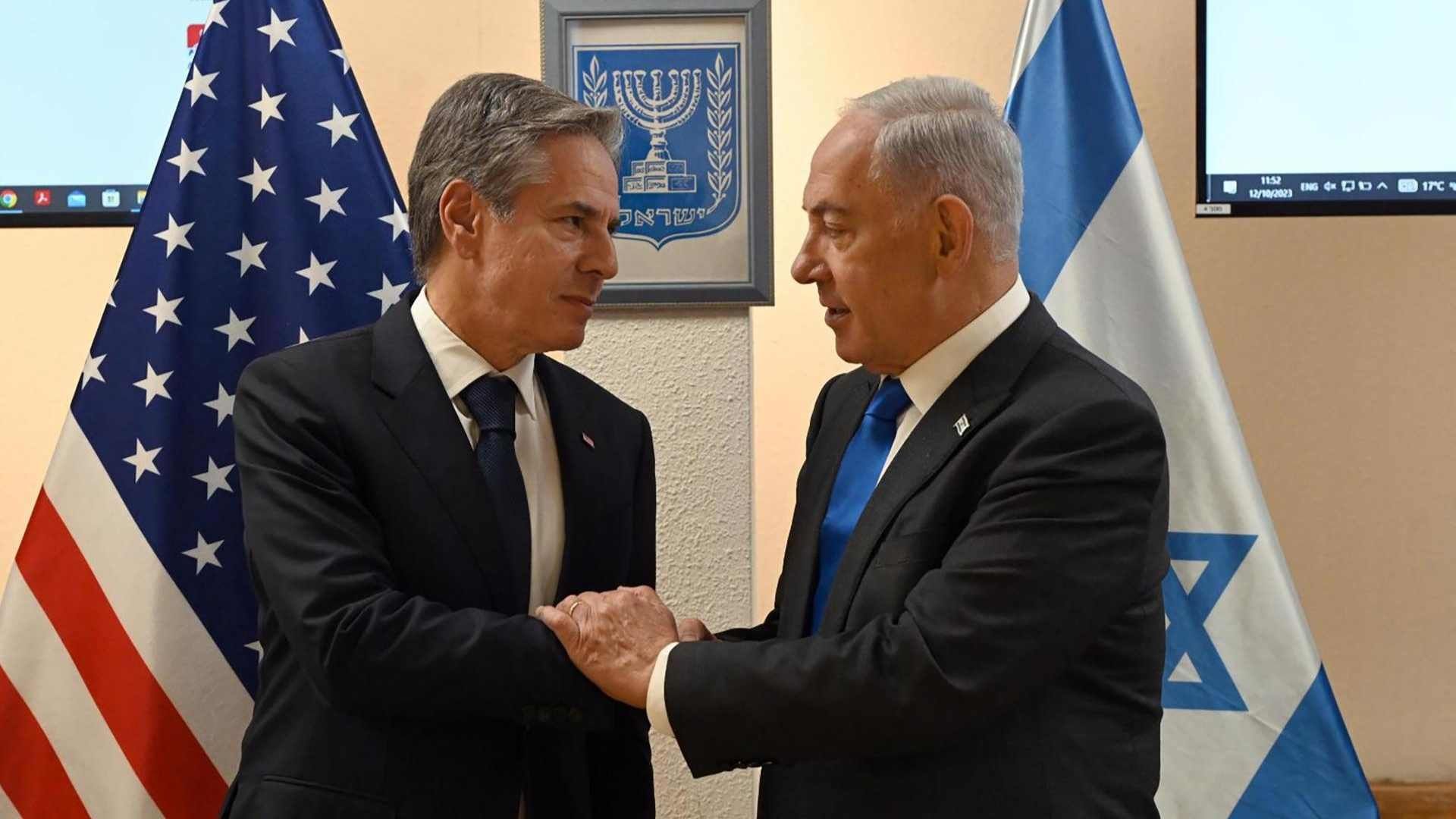 Benjamin Netanyahu se reunió con Antony Blinken