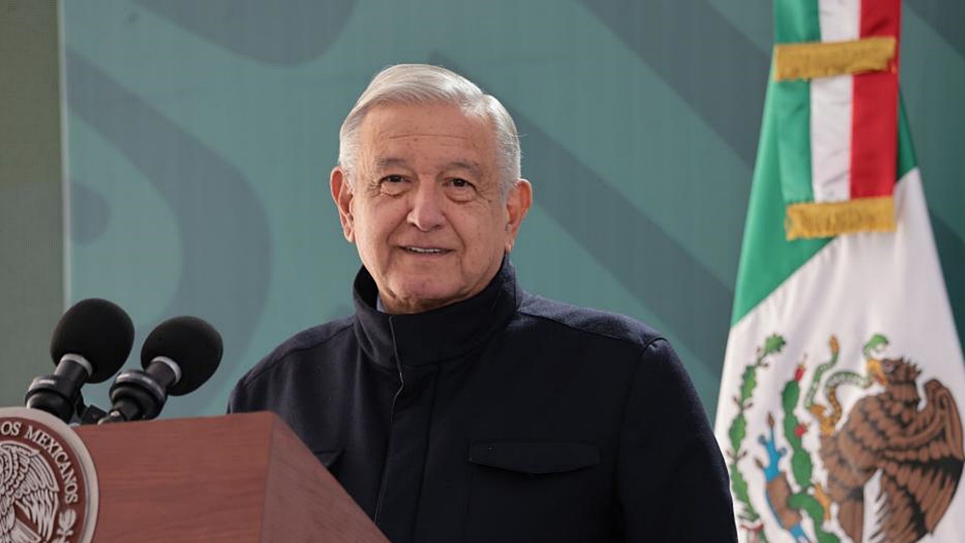 El presidente Andrés Manuel López Obrador ofrece su conferencia mañanera