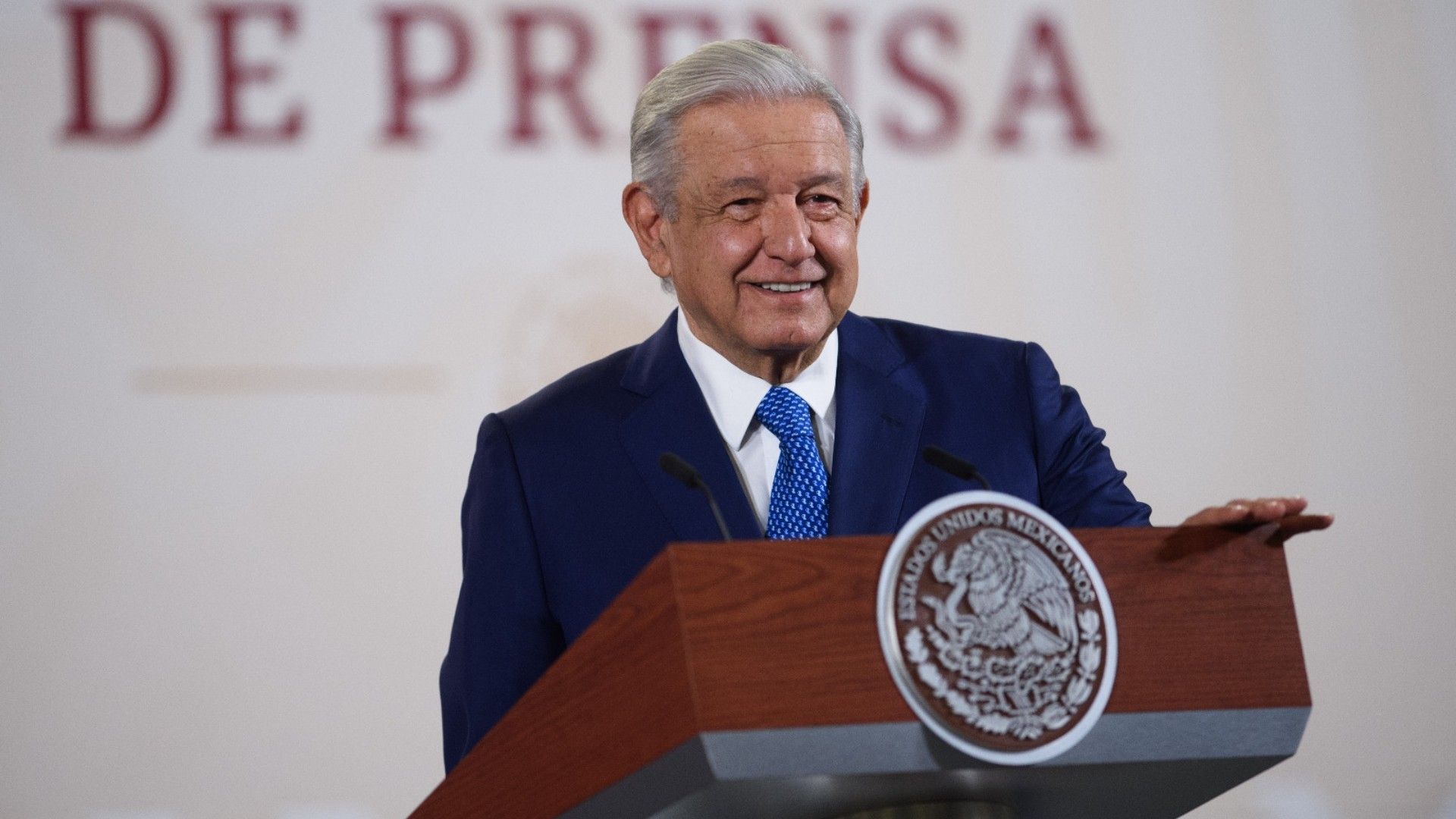 Andrés Manuel López Obrador en conferencia de prensa del 29 de noviembre
