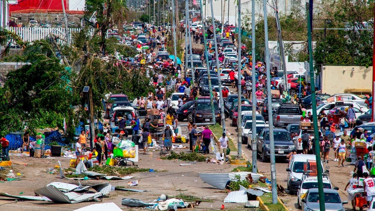 Daños por huracán Otis en Acapulco