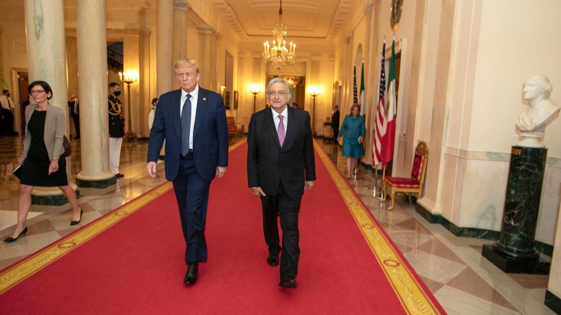 Donald Trump y Andrés Manuel López Obrador