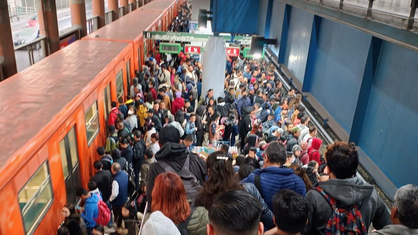 El servicio de la Línea B del Metro CDMX presentó problemas este martes 28 de noviembre de 2023