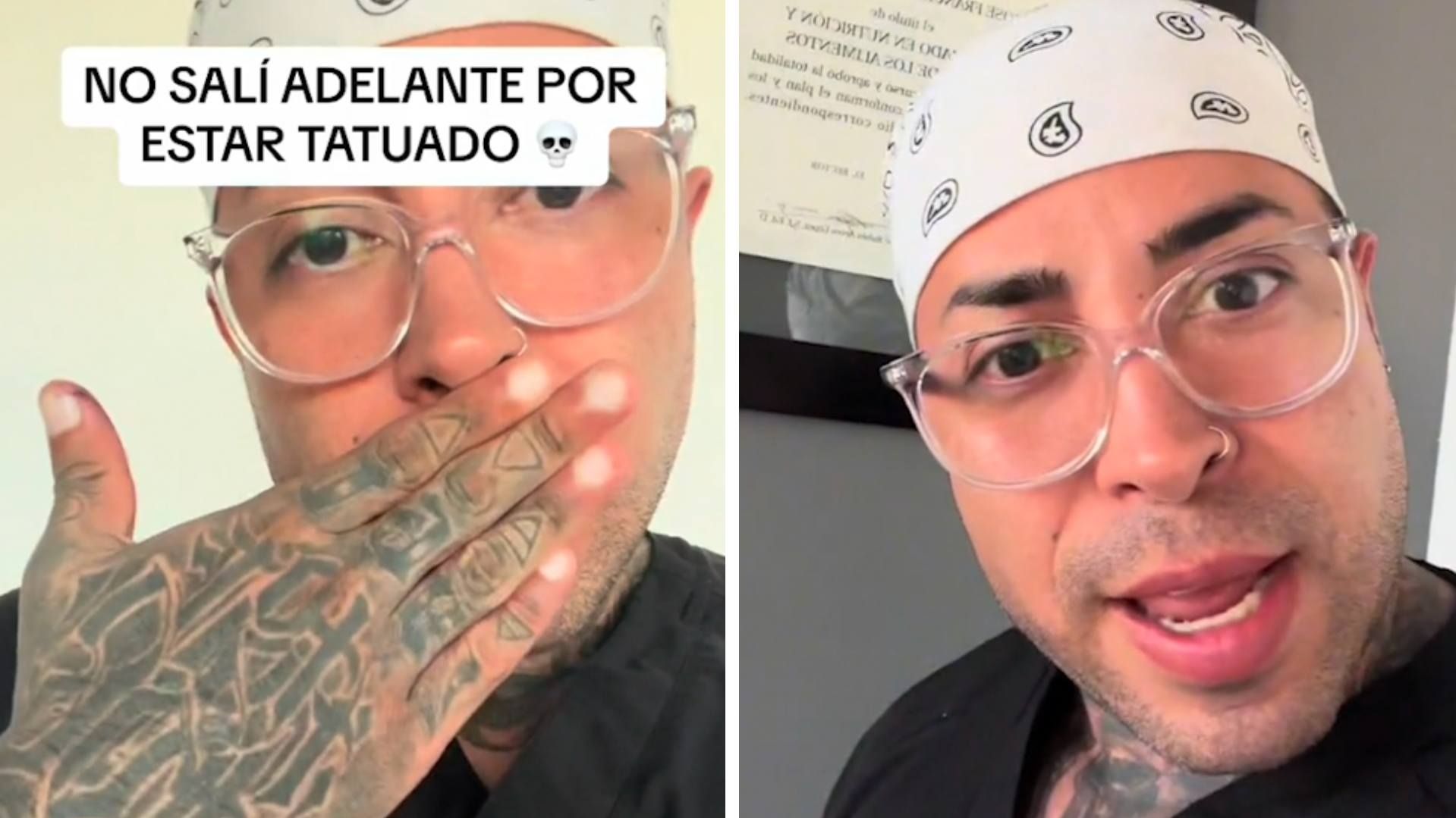 Nutriólogo se Hace Viral al Mostrar que es Posible 'Triunfar' Teniendo Tatuajes 