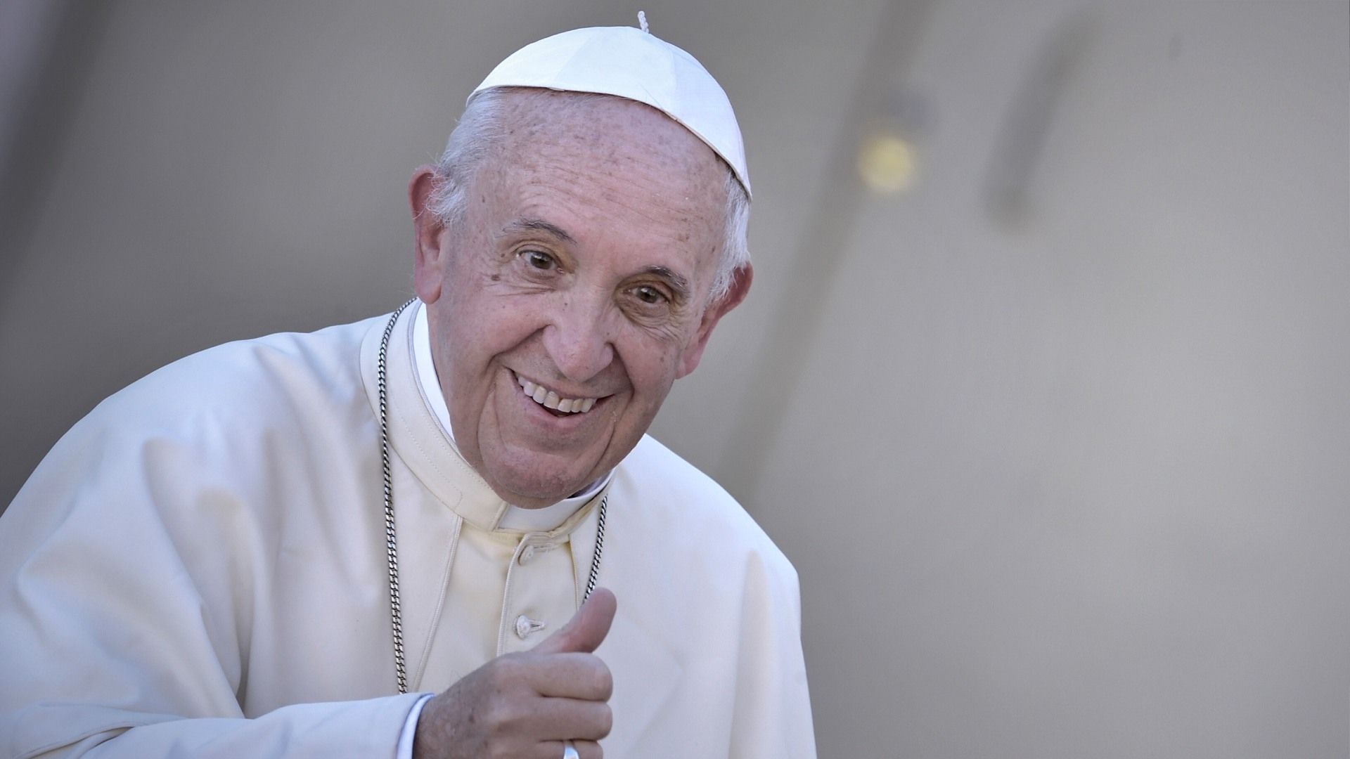 Papa Francisco durante una misa