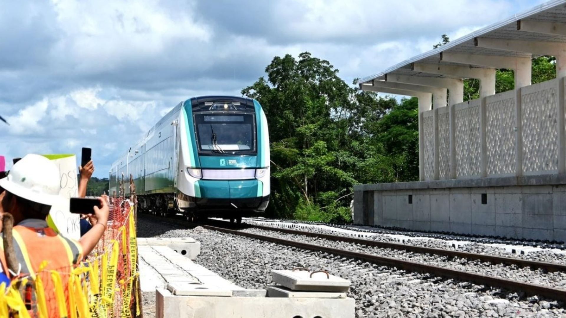 Obras del Tren Maya en el sur de México