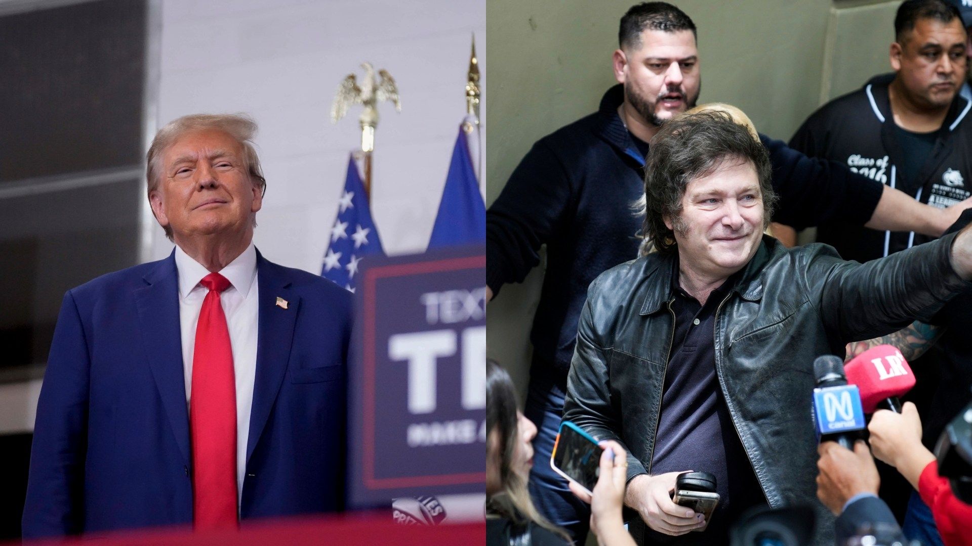 Donald Trump y Javier Milei 