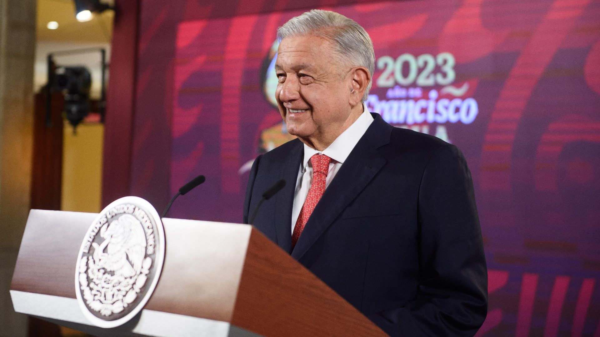 López Obrador en la mañanera de hoy 7 de diciembre de 2023