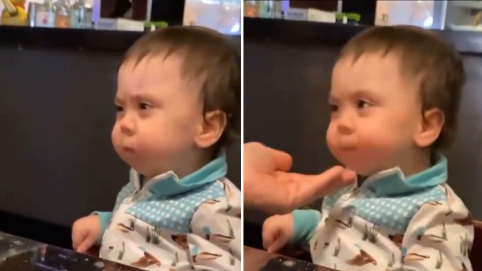 Bebé come chile jalapeño por primera vez y se hace viral