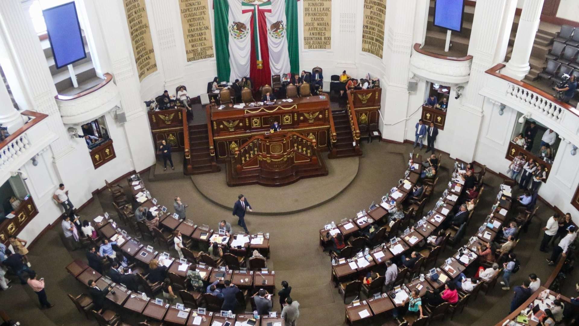 Sesión del Congreso de la CDMX.