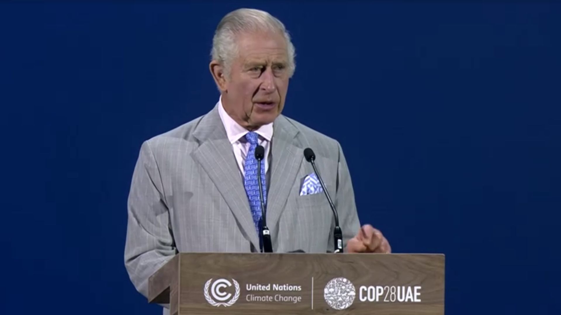 Rey Carlos Reza para que COP28 Sea Punto de Inflexión en Lucha Climática