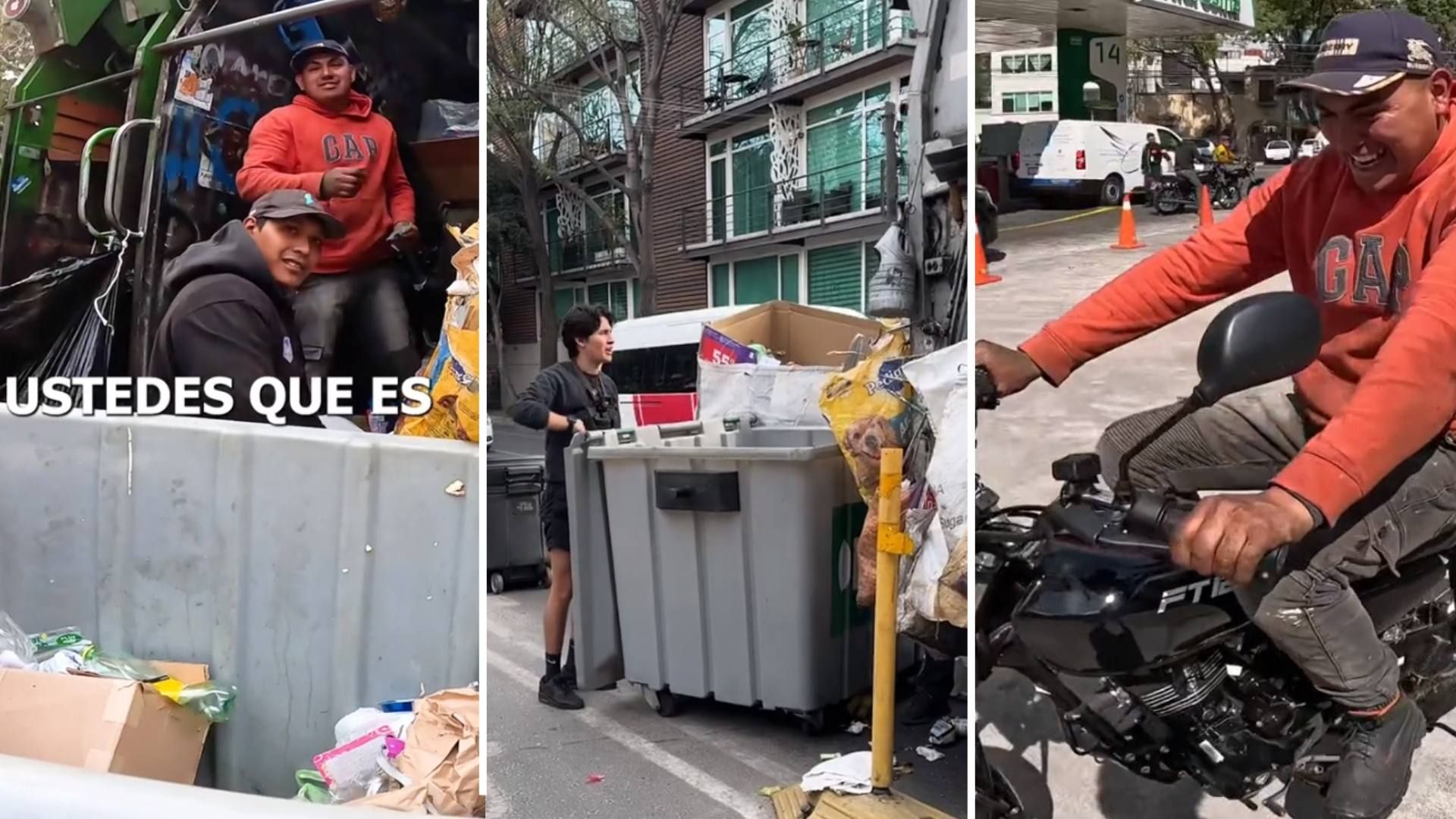 Video: TikToker Obsequia Motos, pantalla y IPhone a Recolectores de Basura