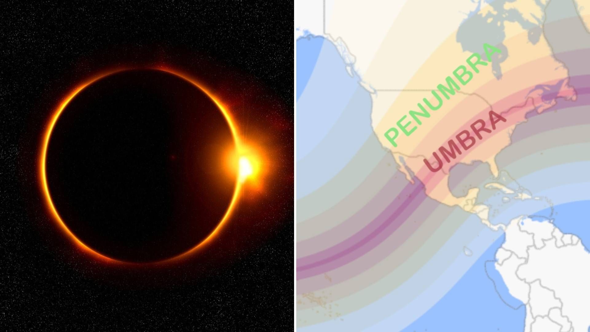 El eclipse solar total 2024 será visible en todo México, pero en estos lugares se oscurecerá por completo