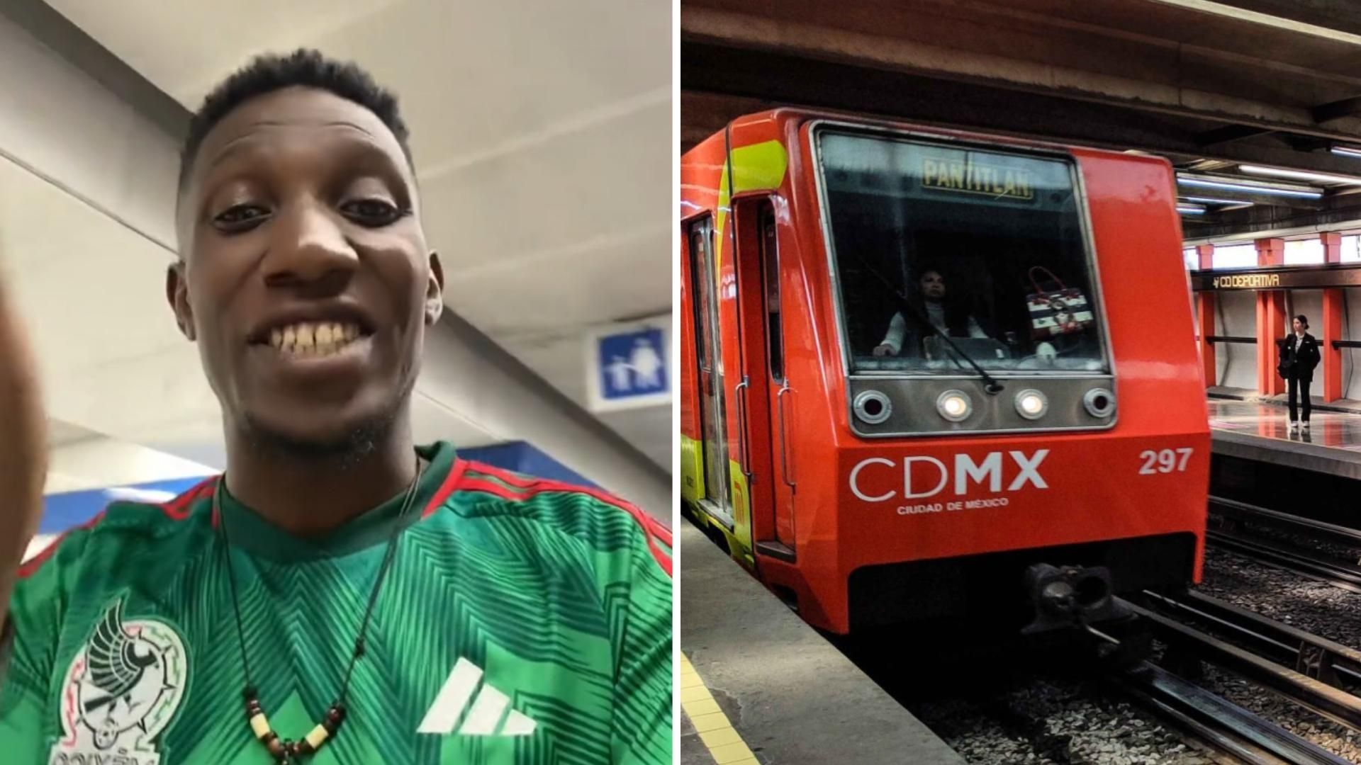 Este tiktoker elogió un detalle particular del Metro de CDMX