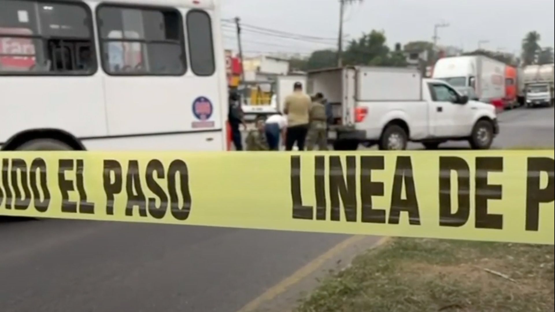 Muere hombre atropellado por camión en Veracruz