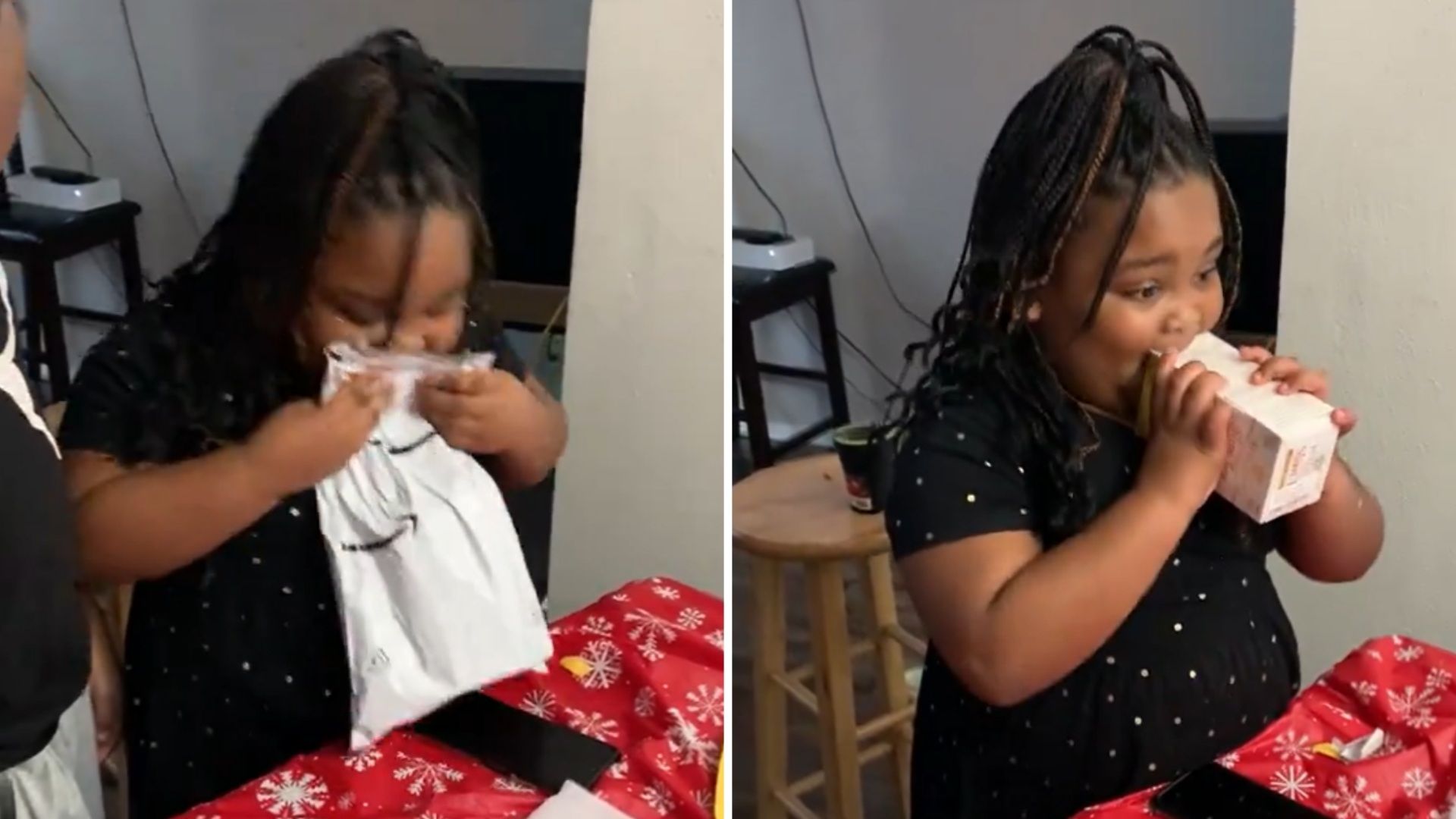 Niña recibe té para adelgazar como regalo de Navidad