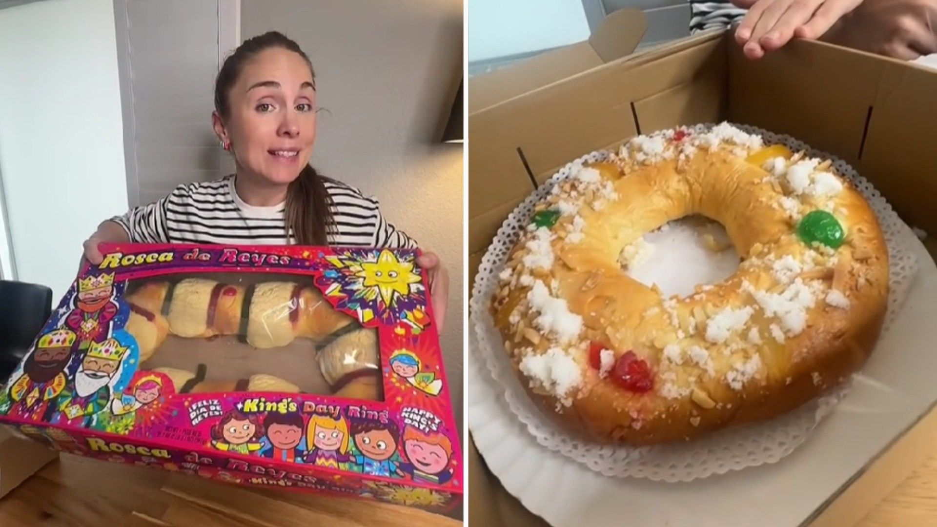 Video | Mujer Compara Rosca de Reyes Estilo de México y España ¿Cuál es Mejor?