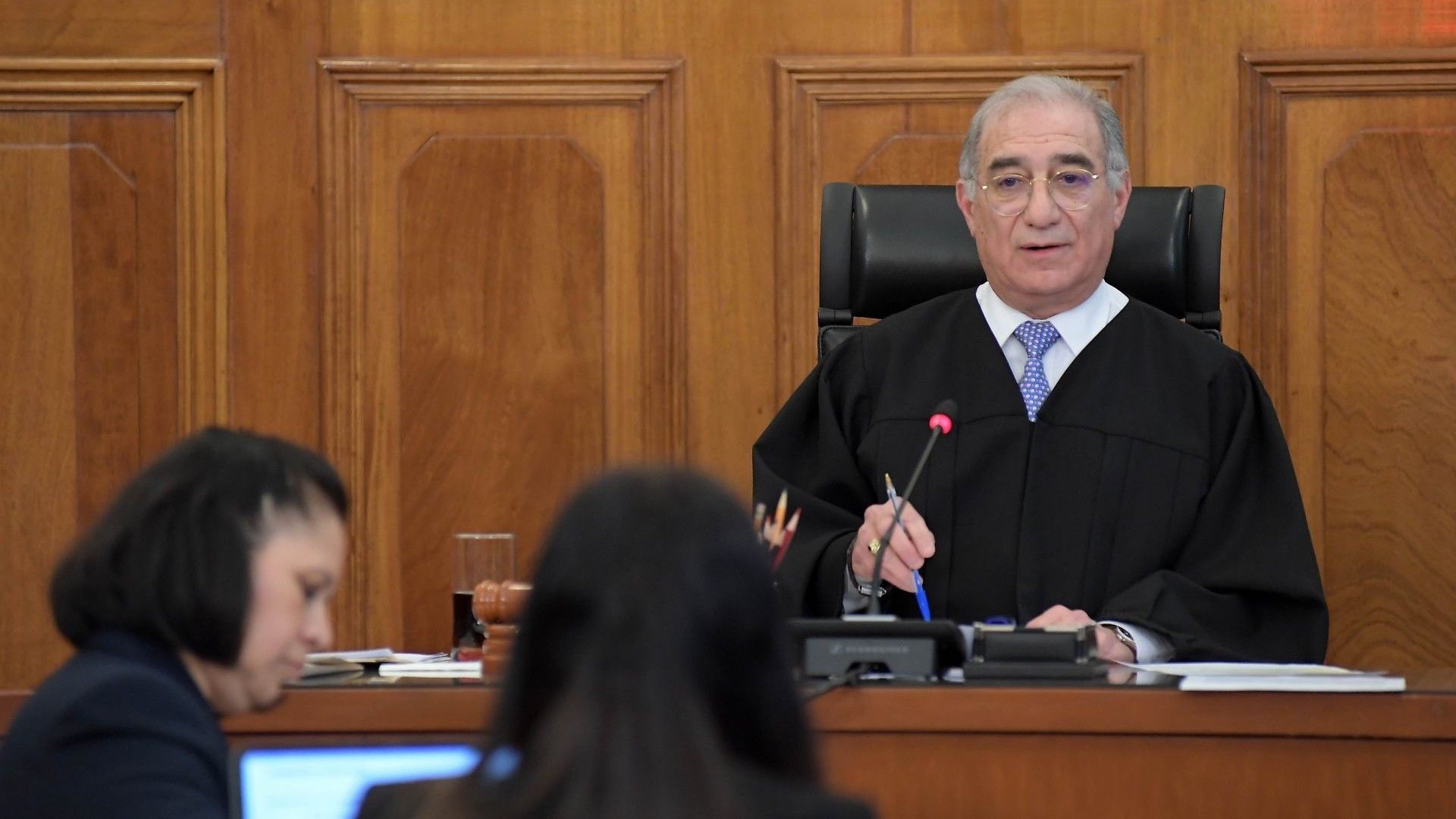El ministro Alberto Pérez Dayán durante una sesión de la Corte