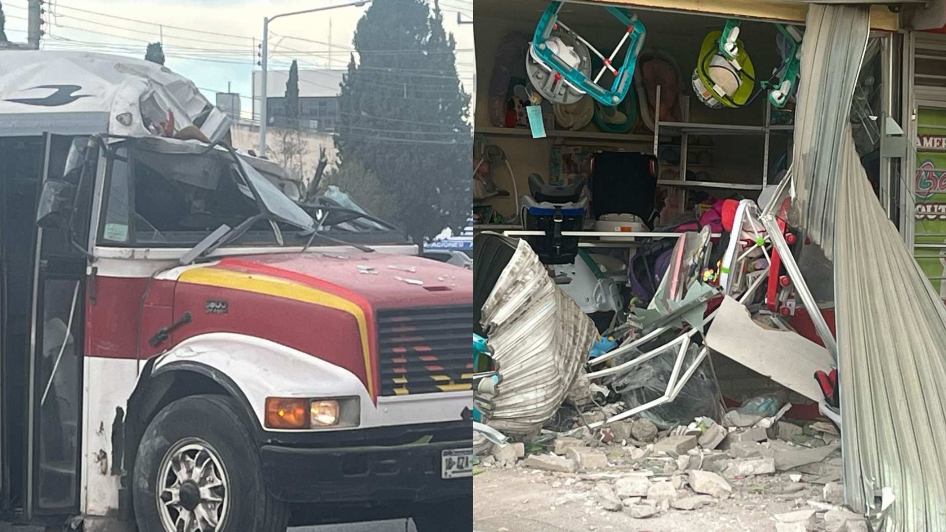 Se presume que una falla mecánica fue lo que aparentemente provocó el accidente.