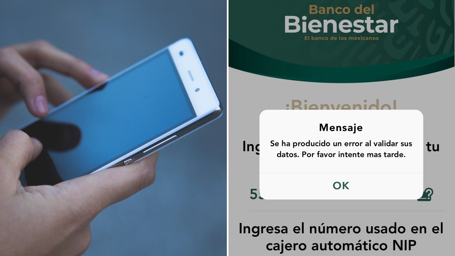 Si eres derechohabiente del Banco Bienestar y te apareció error al validar datos tienes que hacer esto para solucionarlo