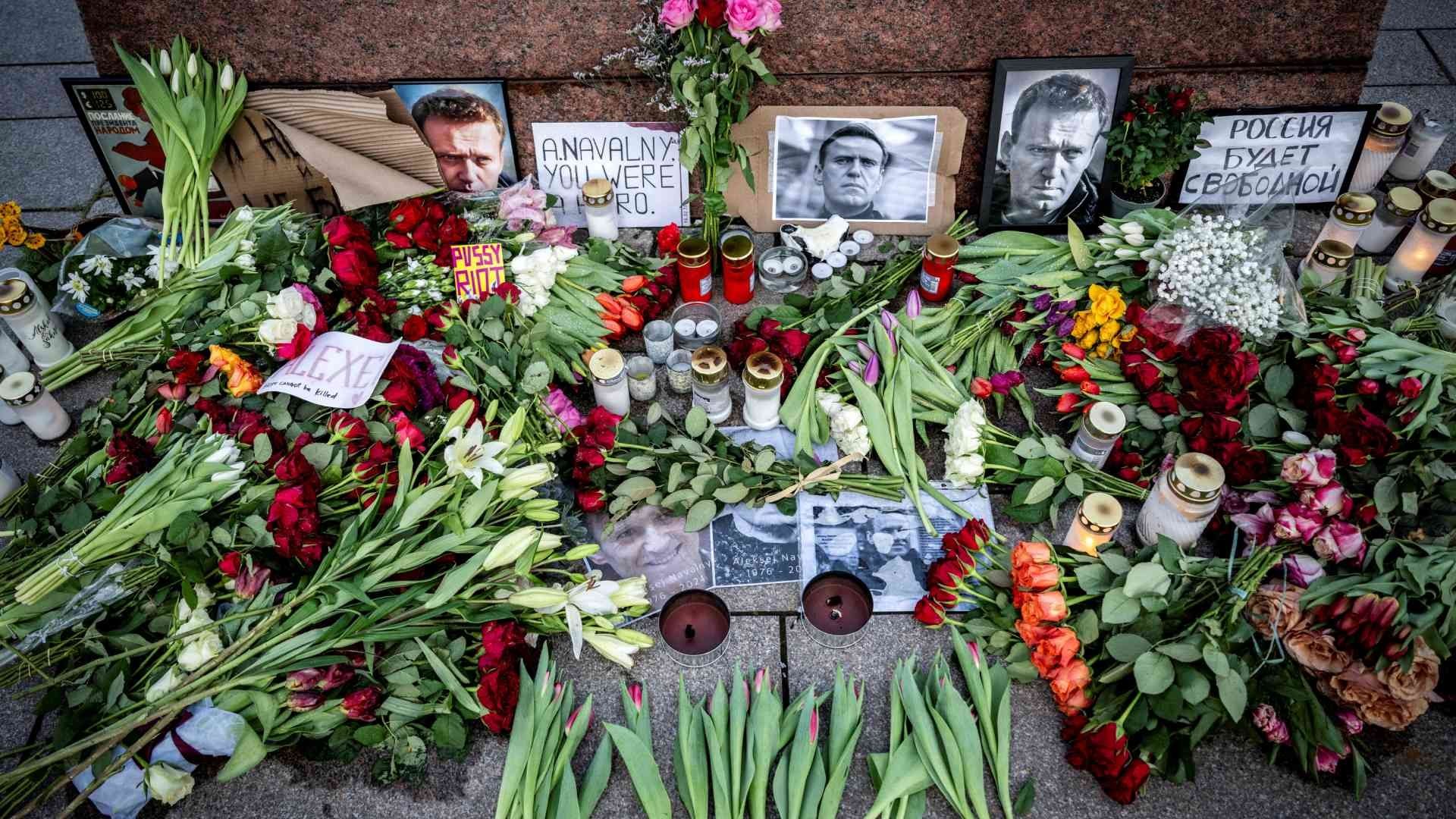 Homenaje a Navalny en Suecia