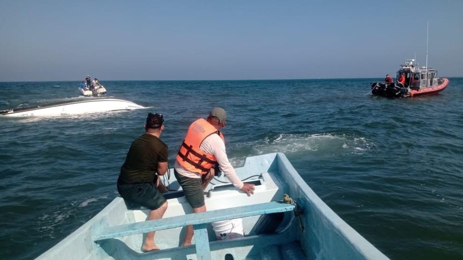 Se hunde Lancha en Boca del Río