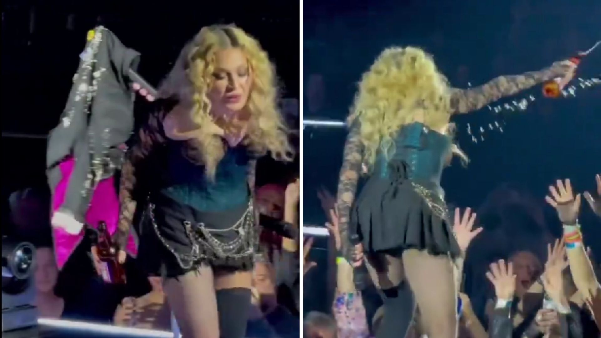 Madonna escupe a fans y desata polémica