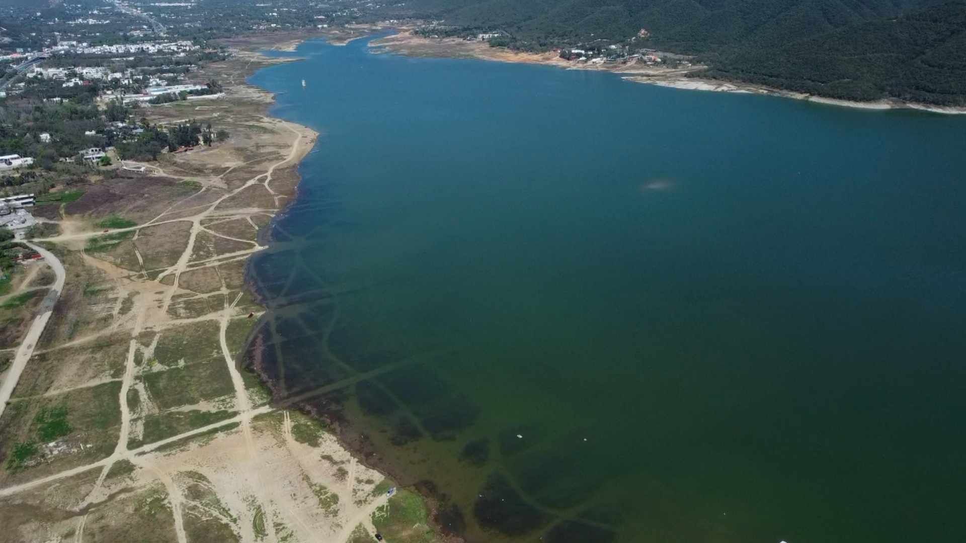 Presa La Boca se ha beneficiado gracias al trasvase de agua desde la Presa El Cuchillo