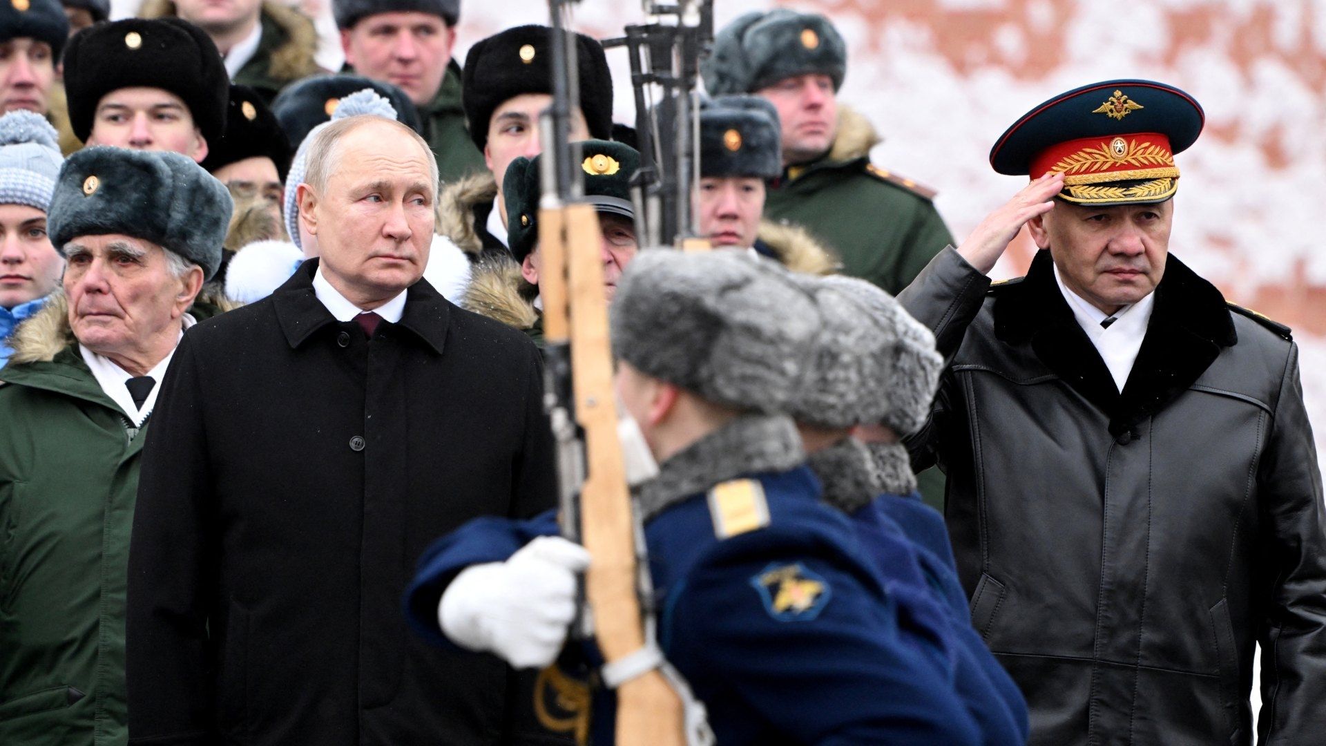 Putin en la ceremonia del Día del Defensor de la patria que se conmemora hoy, 23 de febrero de 2024