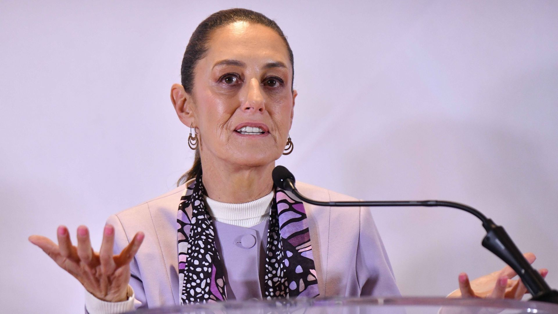 Claudia Sheinbaum, candidata a la presidencia por la coalición "Sigamos Haciendo Historia", ofreció mensaje a medios