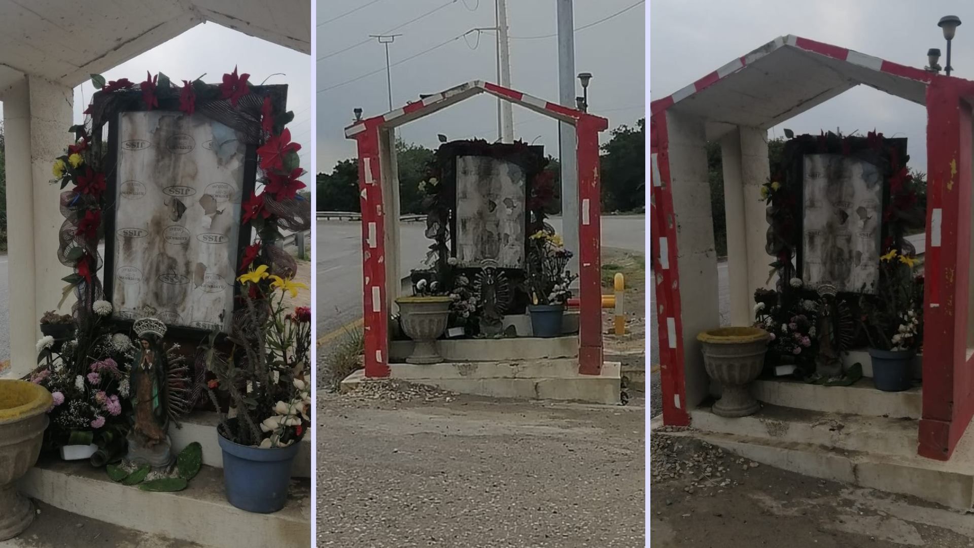 Destruyen Imagen de la Virgen de Guadalupe en Corredor Urbano de Altamira