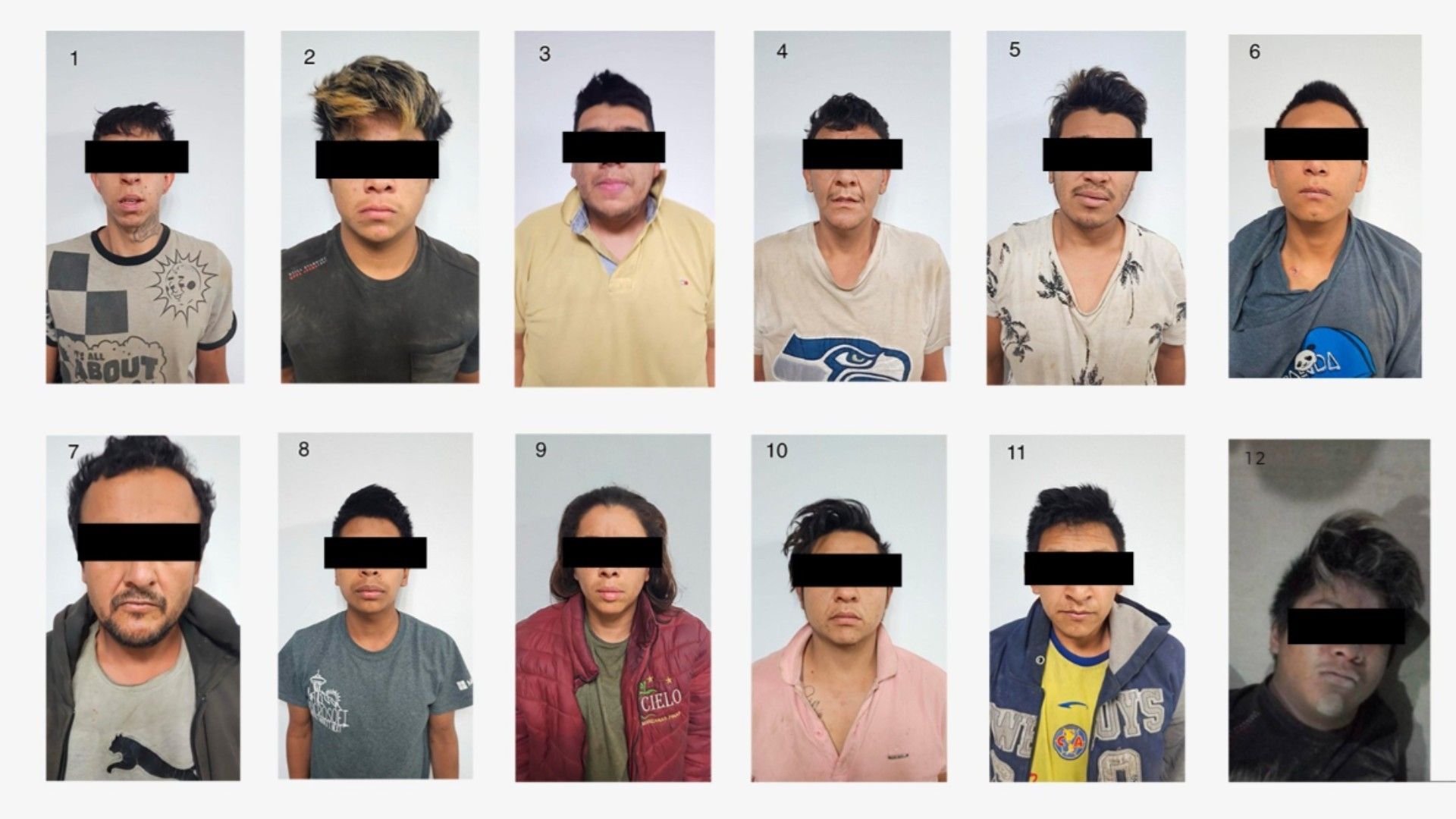 Detención de 12 probables generadores de violencia en Zacatecas