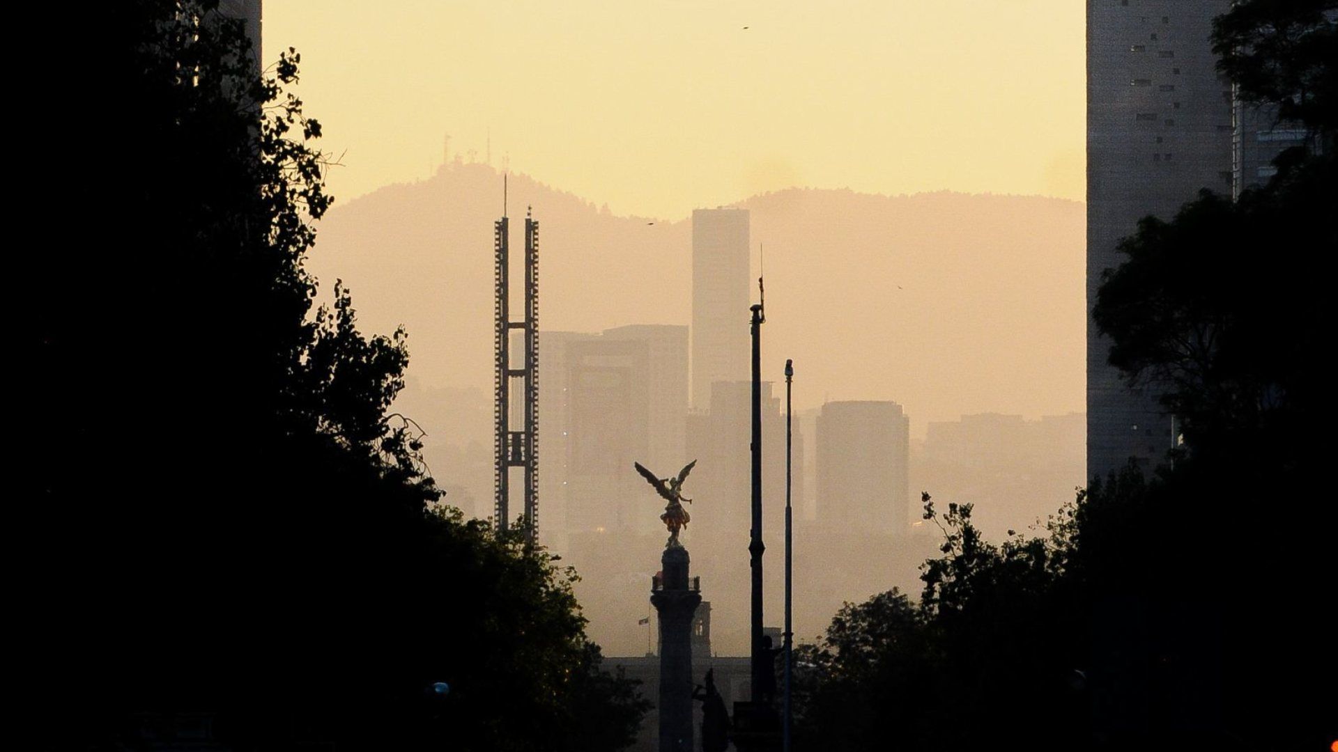 Vista de Paseo de la Reforma, en CDMX