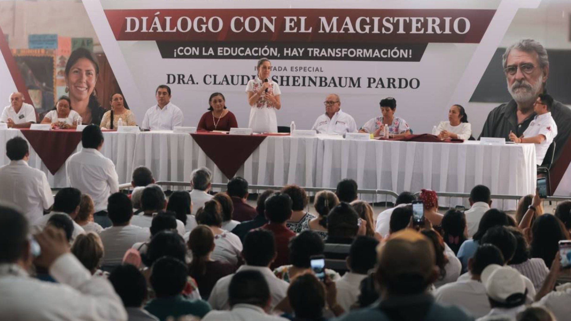 Claudia Sheinbaum, candidata de la coalición “Sigamos Haciendo Historia”, en Campeche, 15 de marzo de 2024