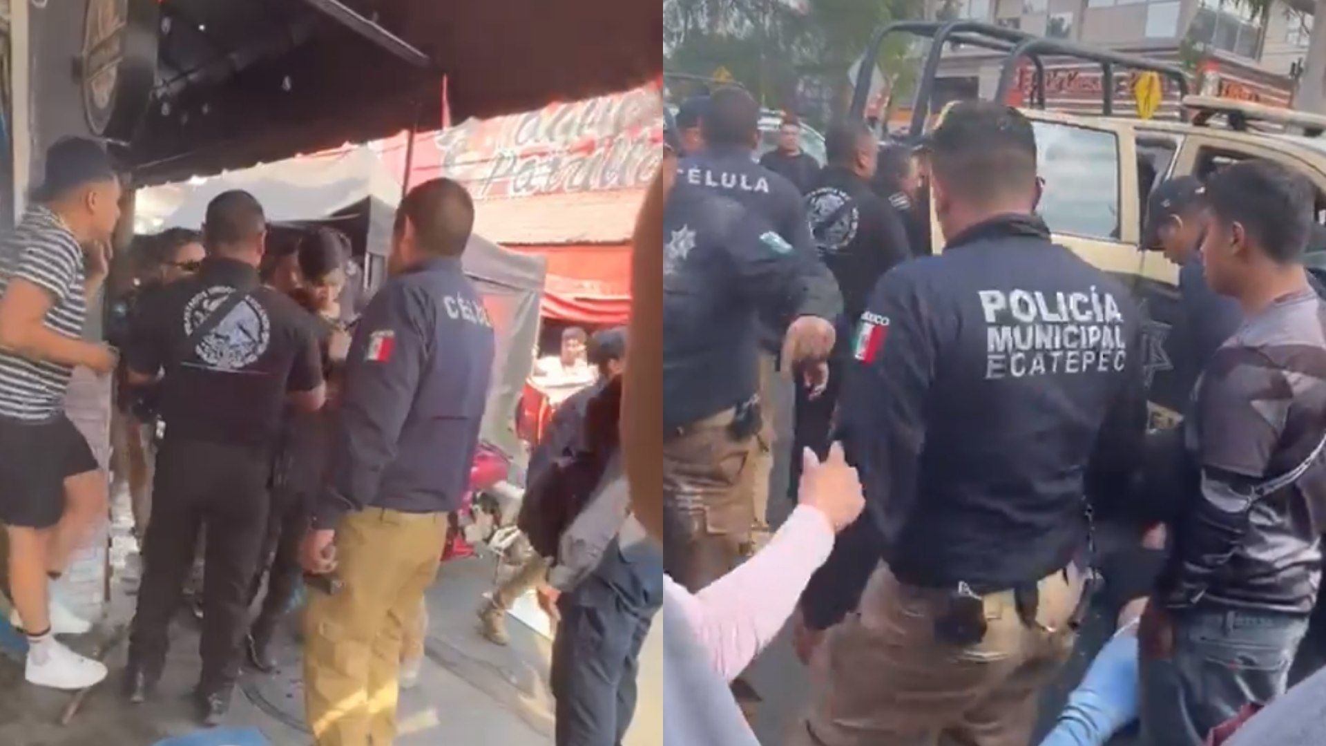 Sujetos atacan a policías y uno mutila la oreja a un oficial en Ecatepec