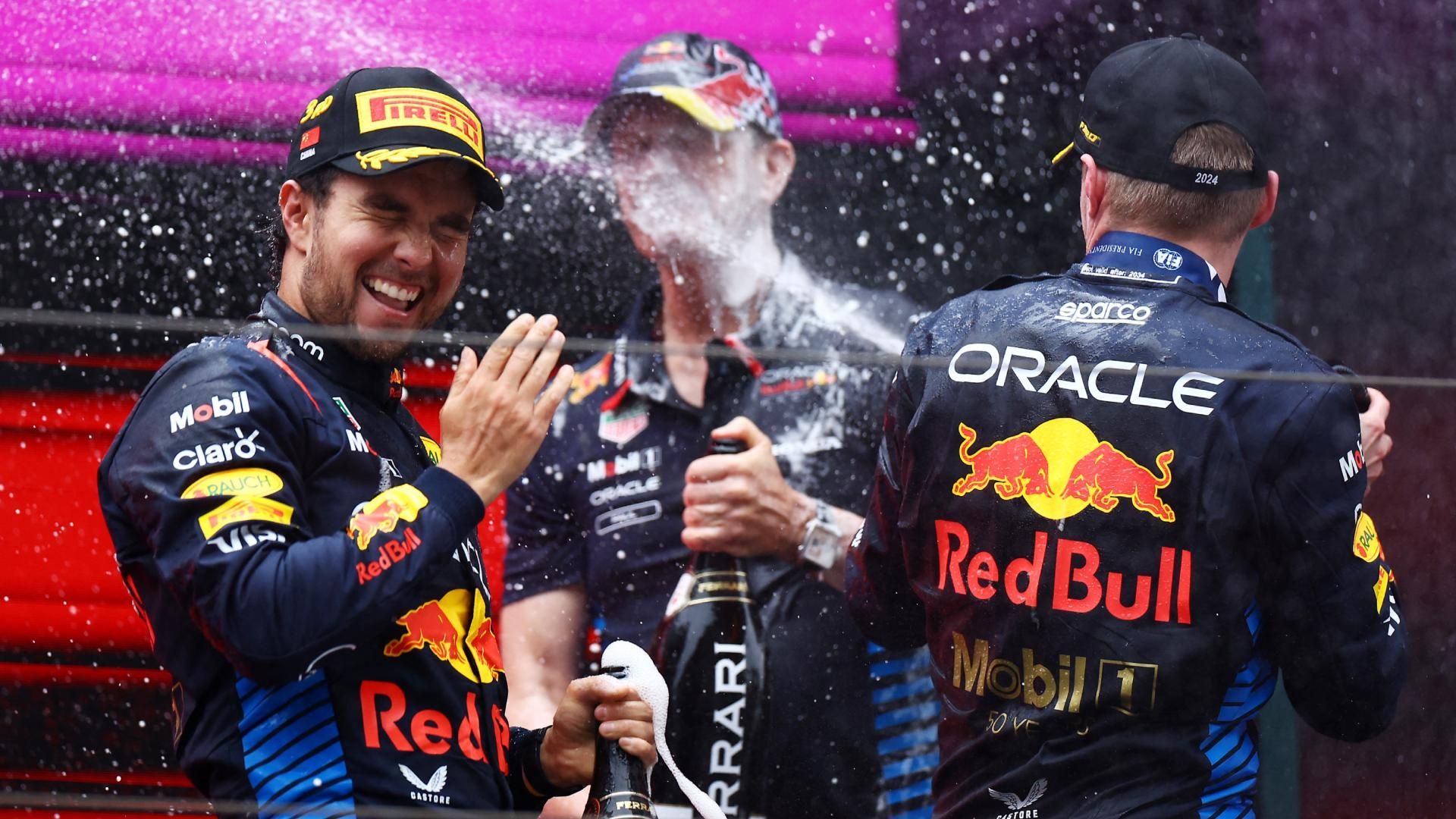 ‘Checo’ Sigue en el Podio, Logra Tercer Lugar en GP de China; Verstappen Gana