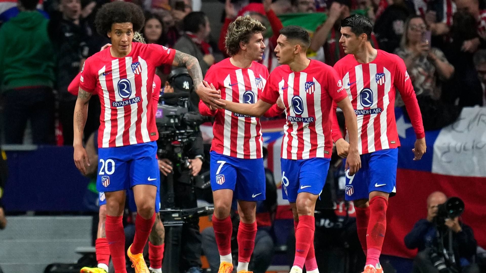 El Atleti sufrió al final del encuentro pero pudo llevarse la victoria. Foto: AP