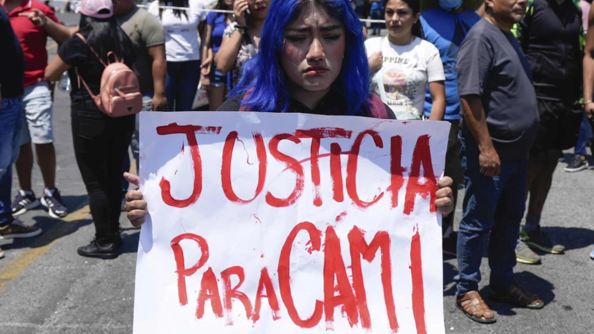 Protesta en Taxco, Guerrero, por el feminicidio y secuestro de la niña Camila