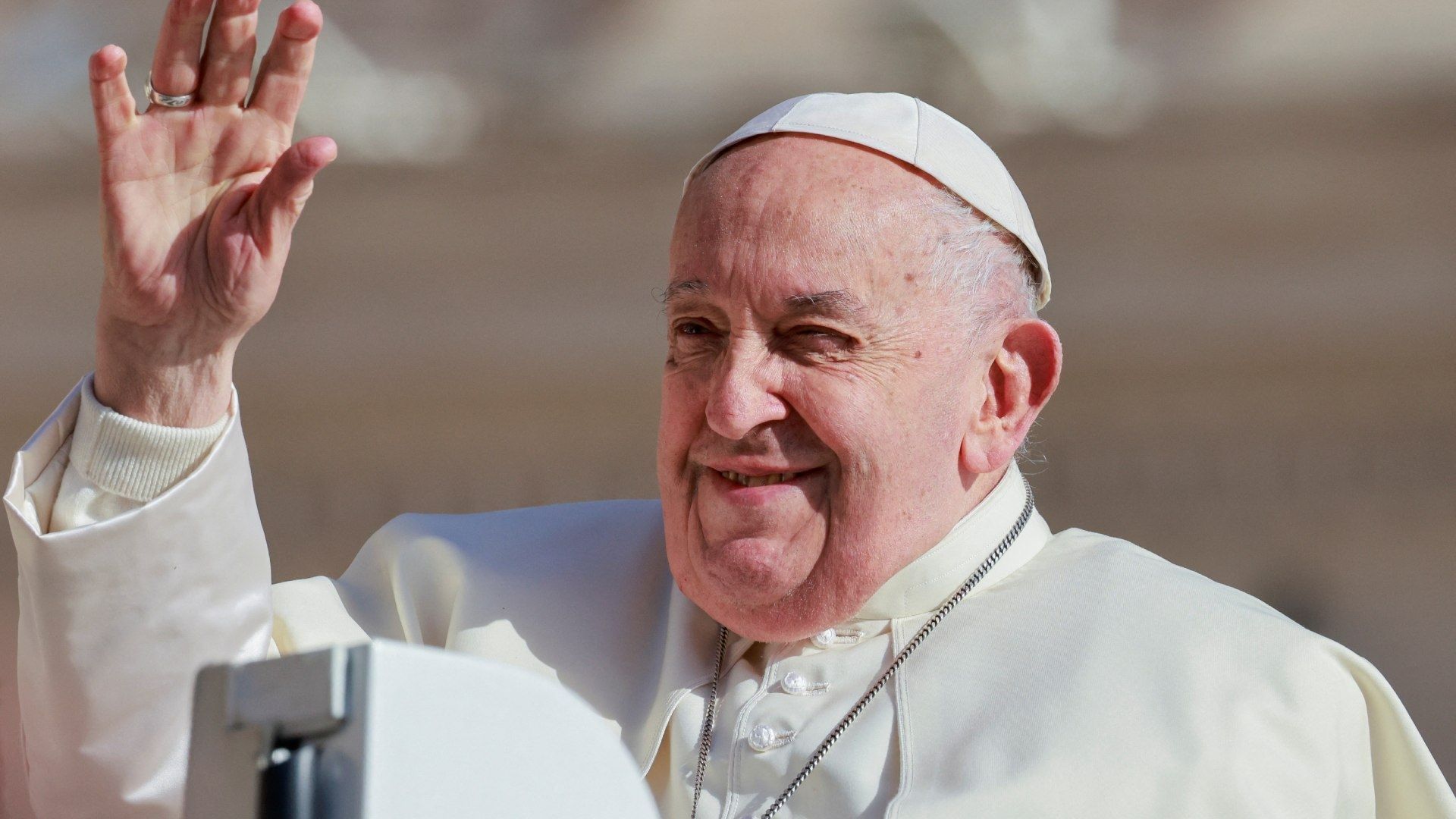 El papa Francisco durante su audiencia semanal en el Vaticano