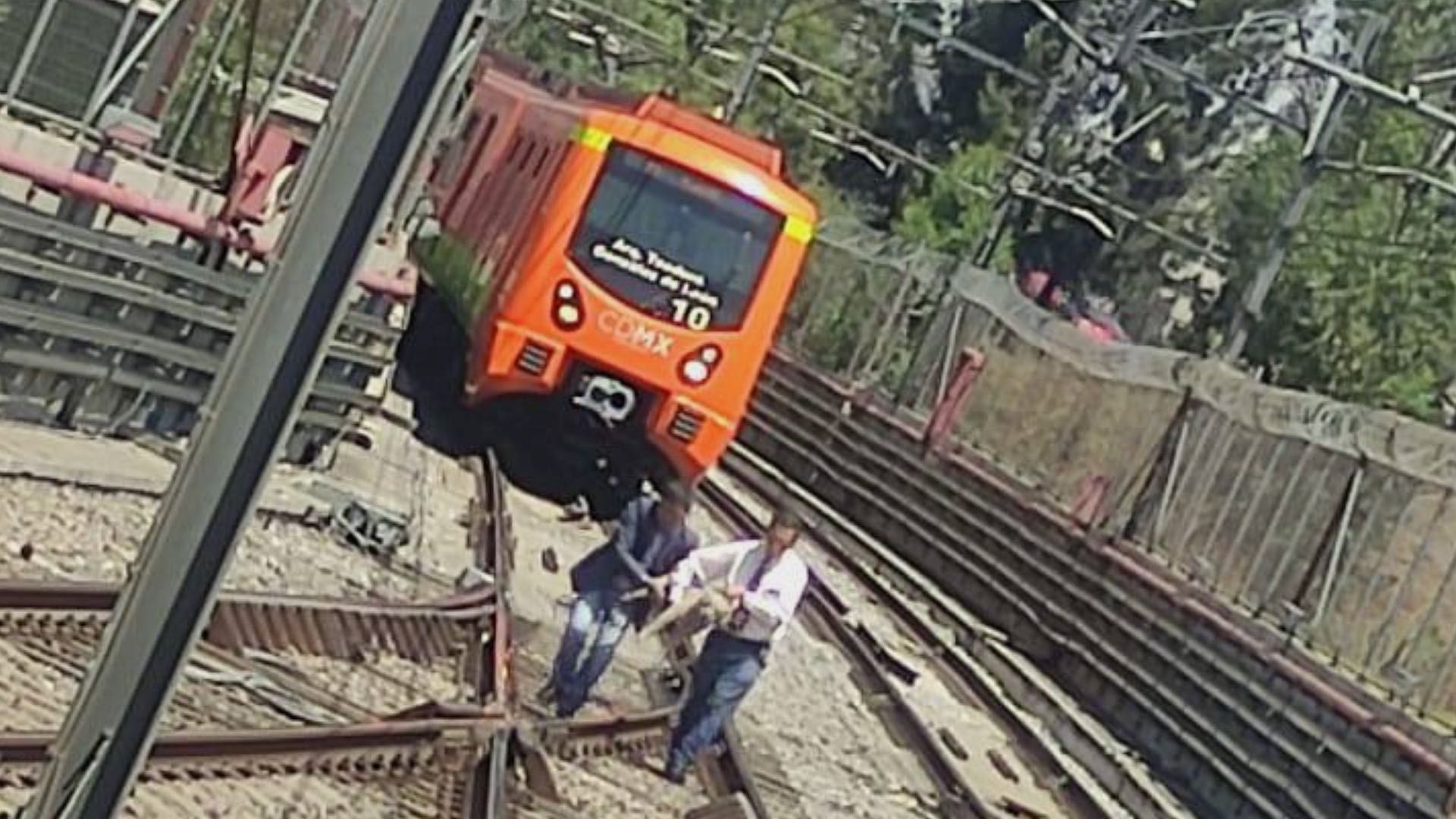 Un perrito fue rescatado en las vías de la Línea 12 del Metro