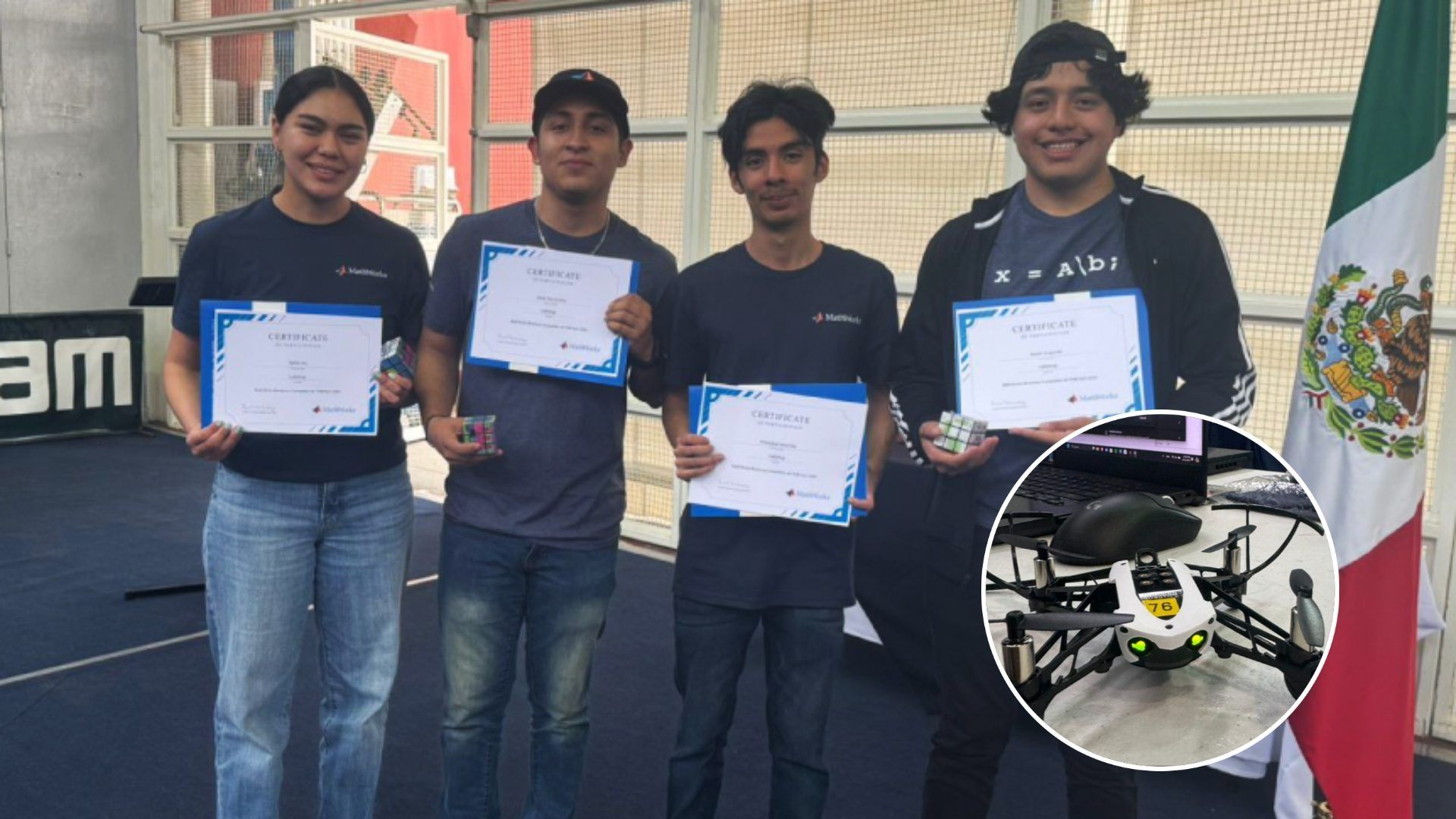 Estudiantes de Ensenada ganan concurso nacional de mini drones