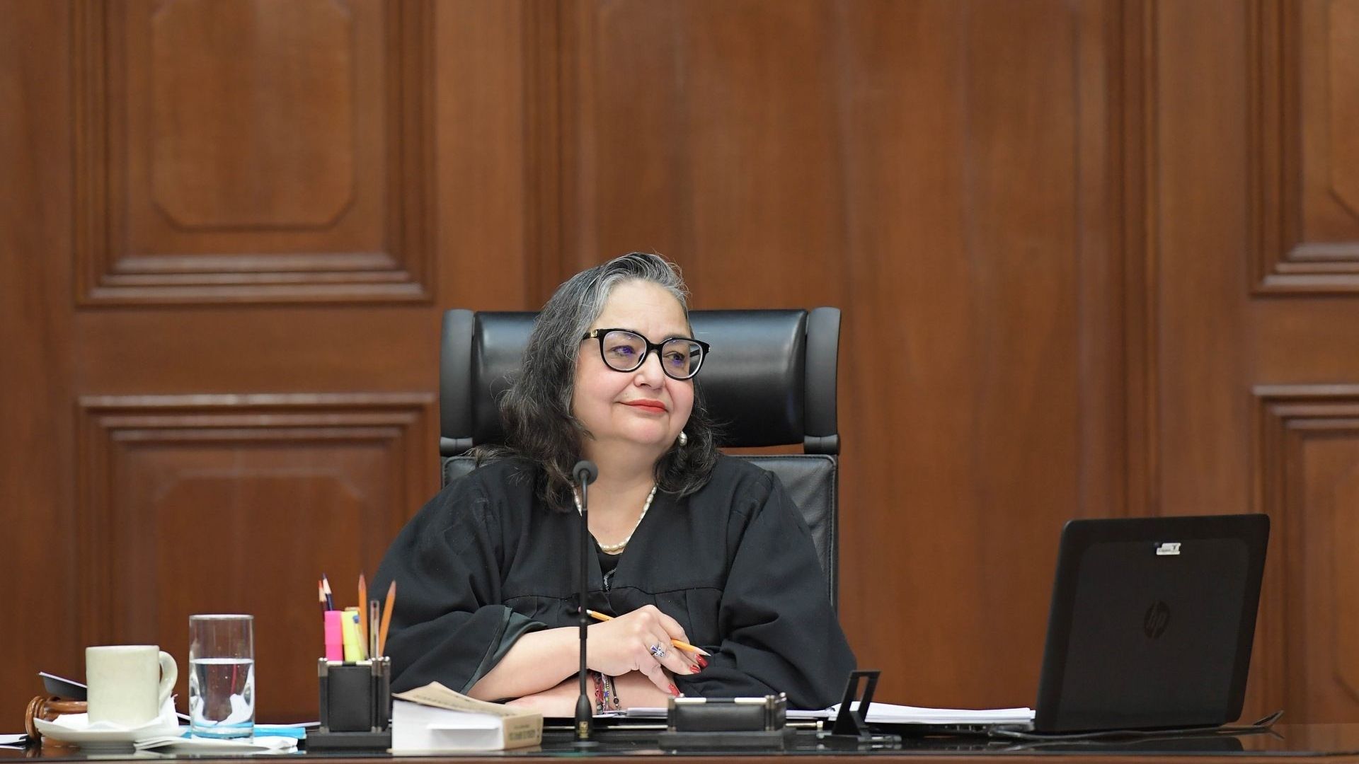 La ministra presidenta de la Suprema Corte de Justicia de la Nación, Norma Piña